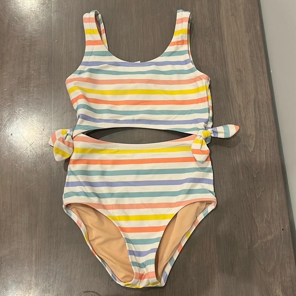 J.Crew Factory girls swimsuit size 6-7
